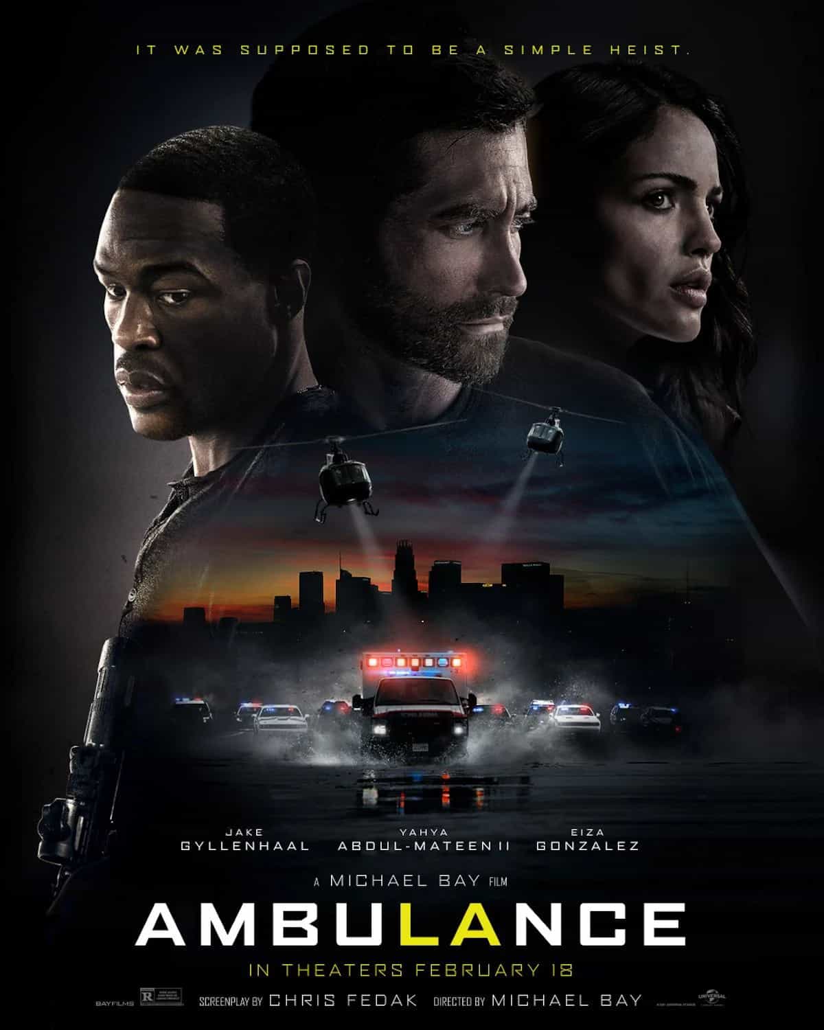 Ambulance is given a 15 age rating in the UK for strong bloody violence, language, threat, medical gore