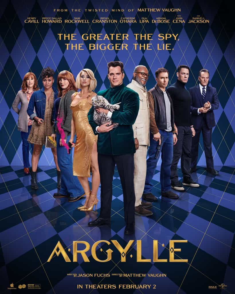 Check out the new trailer and poster for upcoming movie Argylle which stars Henry Cavill and Bryce Dallas Howard - movie UK release date 2nd February 2024 #argylle