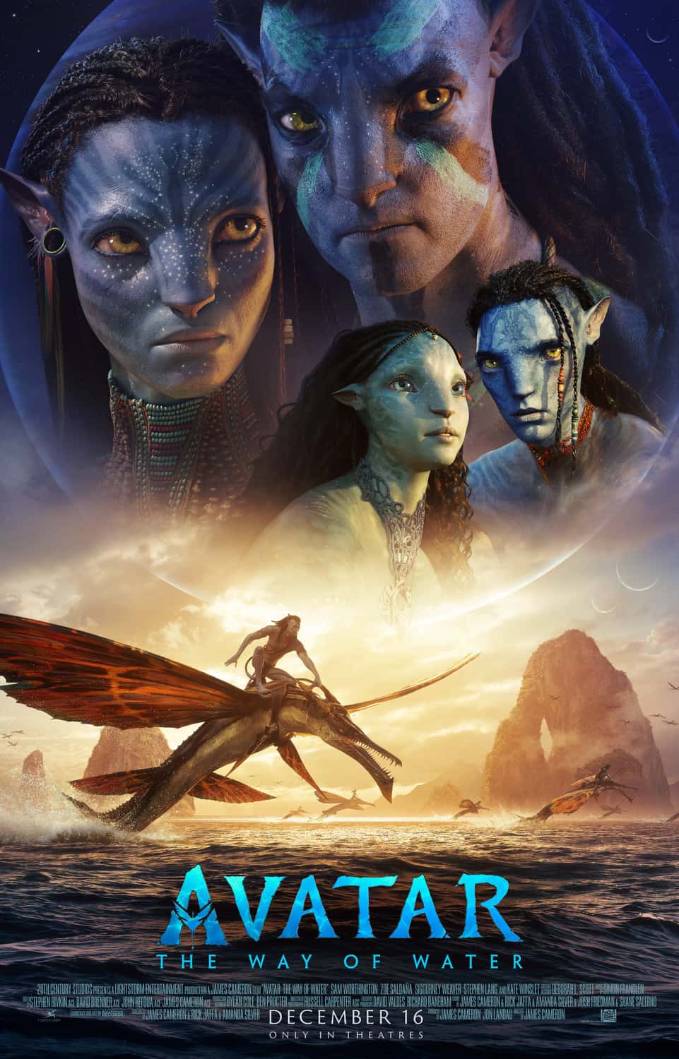 US Box Office Weekend Report 16th - 18th December 2022:  Avatar 2 makes its debut on the North American box office with $134 Million