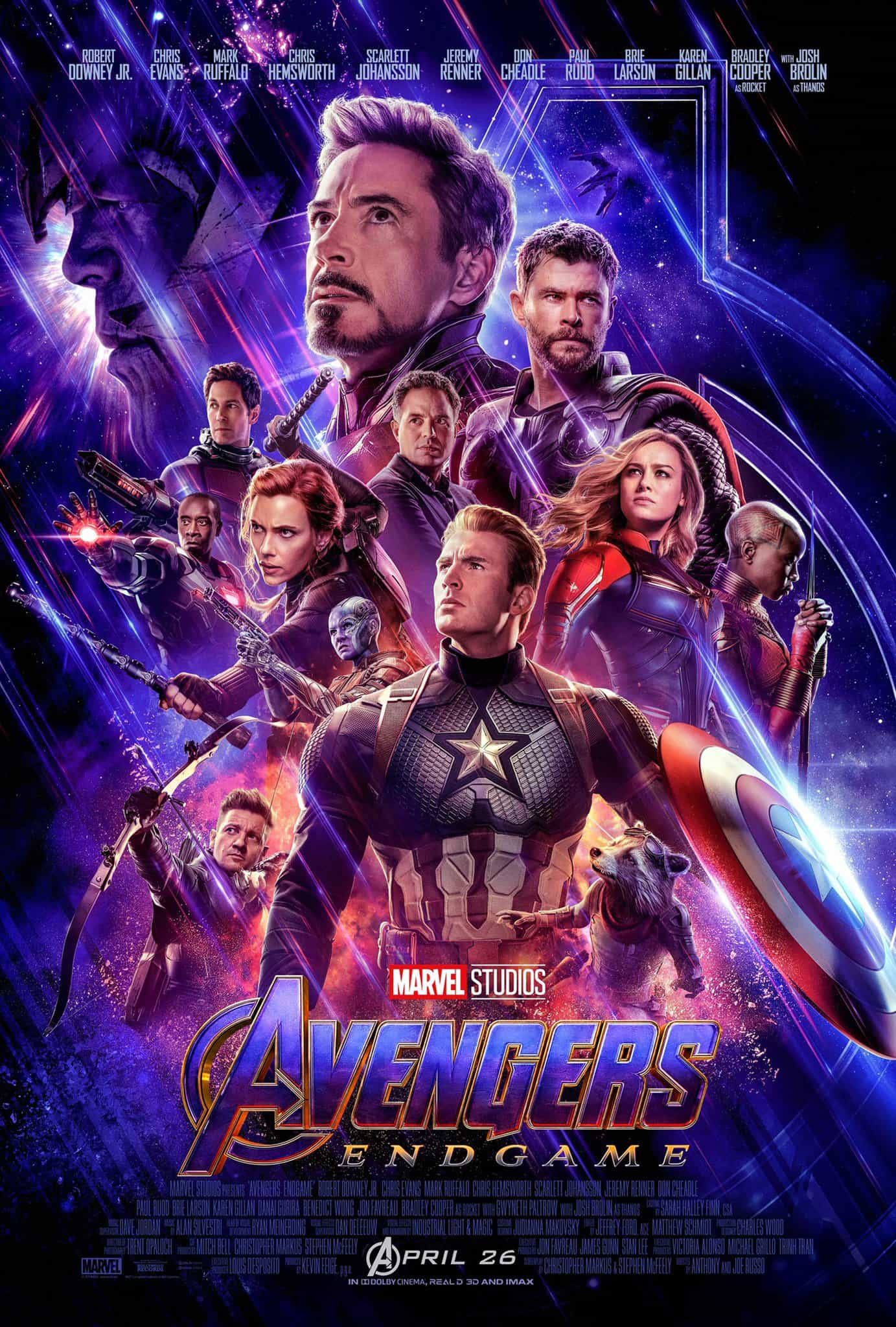New trailer for Avengers Endgame - released in the UK 25th April 2019