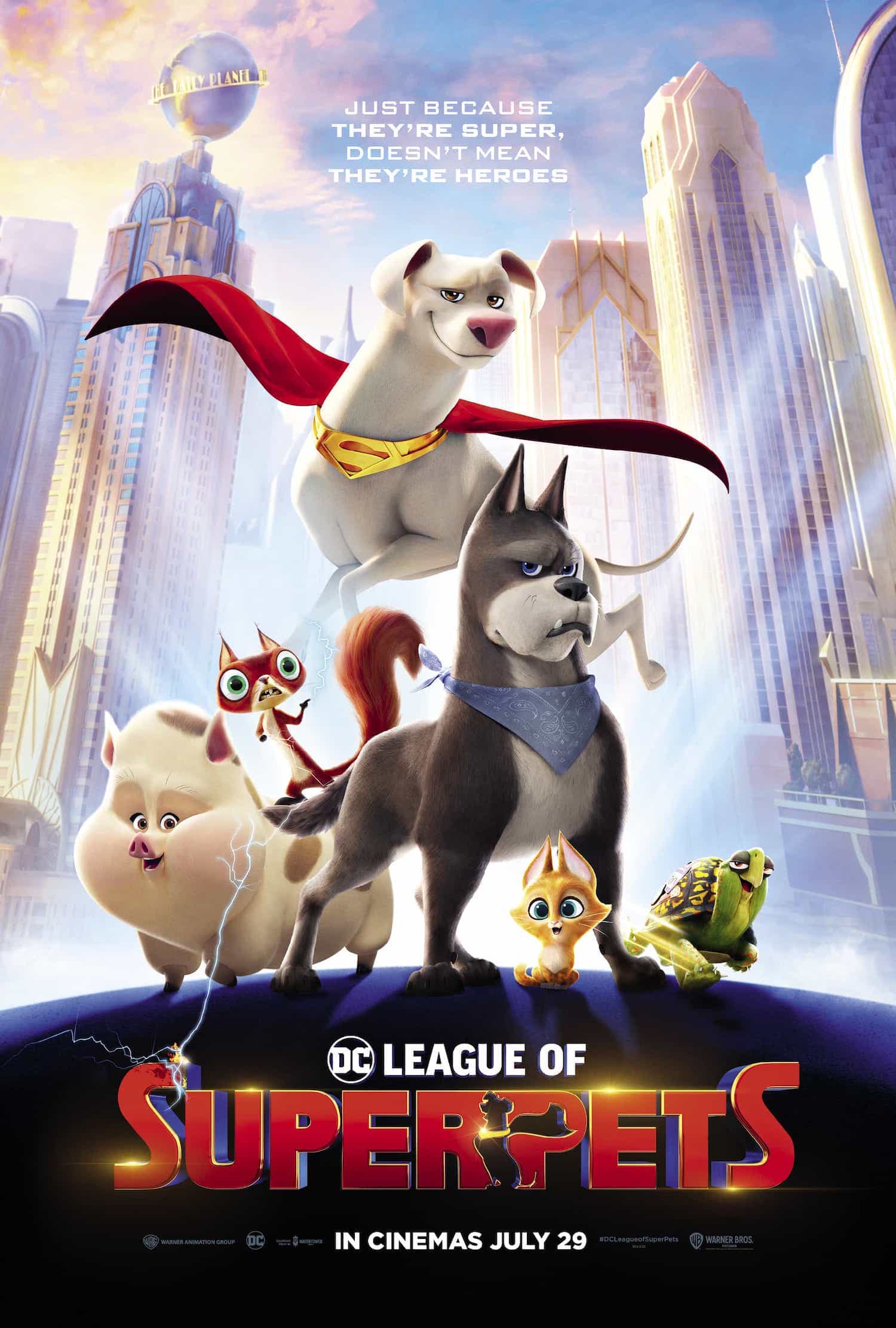 US Box Office Weekend Report 29th - 31st July 2022: DC League of Super-Pets makes its debut at he top of the North American box office with $23 Million