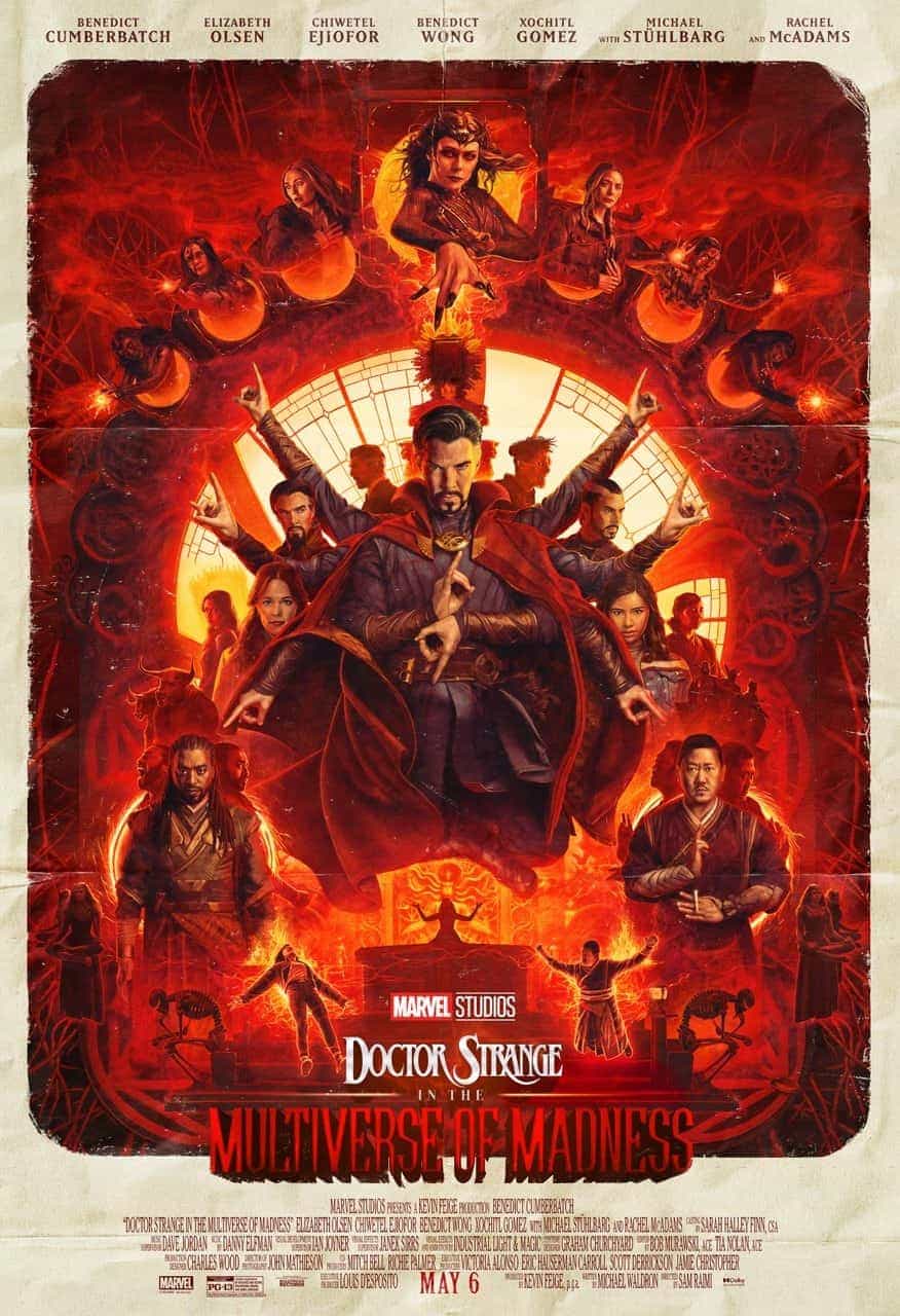 Global Box Office Figures 20th - 22nd May 2022: Doctor Strange 2 spends a third weekend at the top with The Roundup entering at number 2
