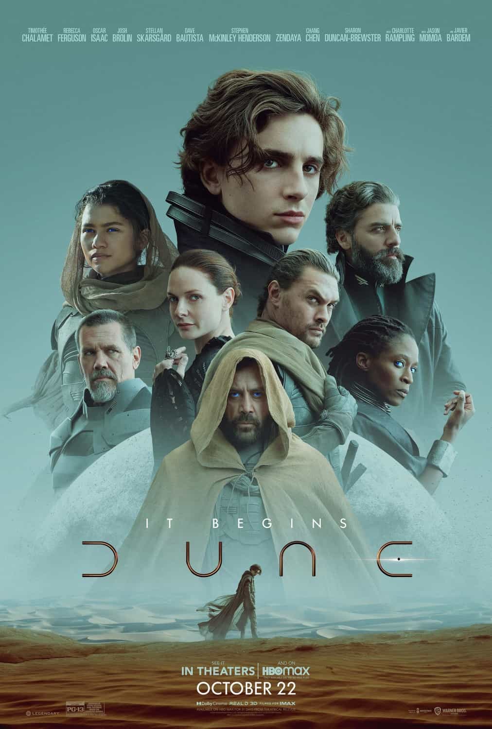 New poster released for Dune starring Timothee Chalamet  - movie release date 22nd October 2021