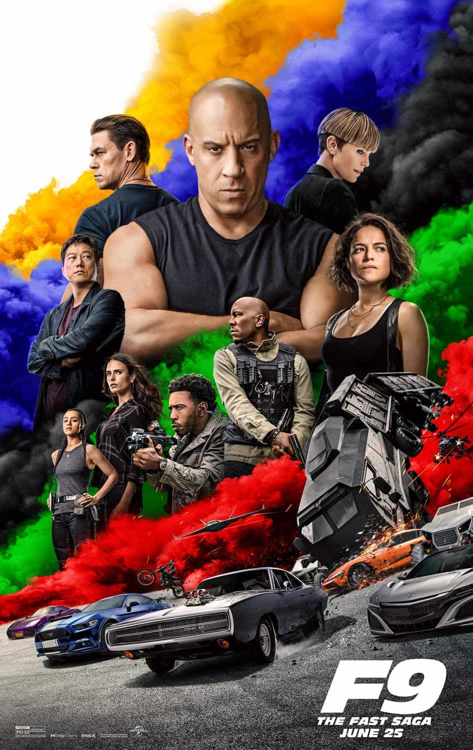 Vin Diesels stars in the first action packed trailer for Fast And Furious 9 which was announced at a concert in The Fast Saga