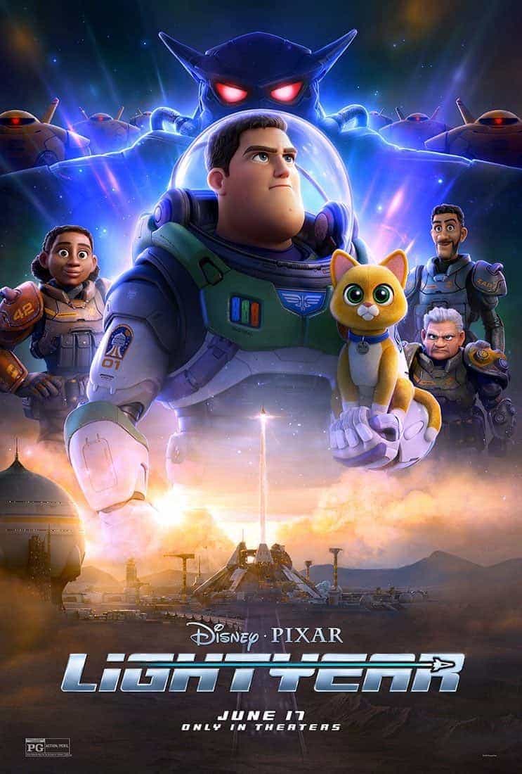Pixar release another, and maybe last, new poster for Lightyear starring Chris Evans - movie UK release date 17th June 2022 #lightyear