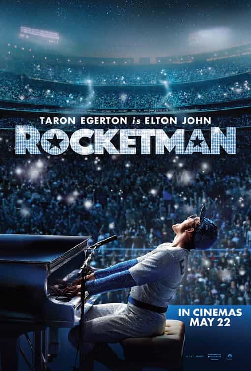 Taron Egerton is in full Elton John mode in this vignette and new poster for Rocketman