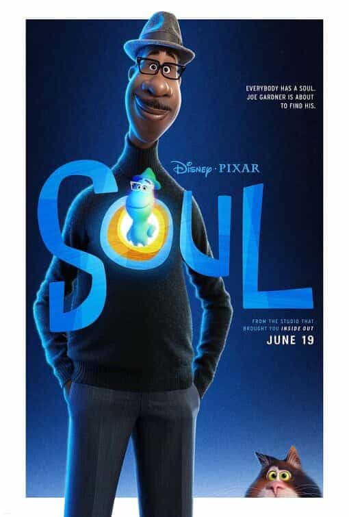 First trailer for Disney/Pixar new movie Soul starring the voices of Jamie Foxx and Tina Fey, movie released in the UK 19th June 2020
