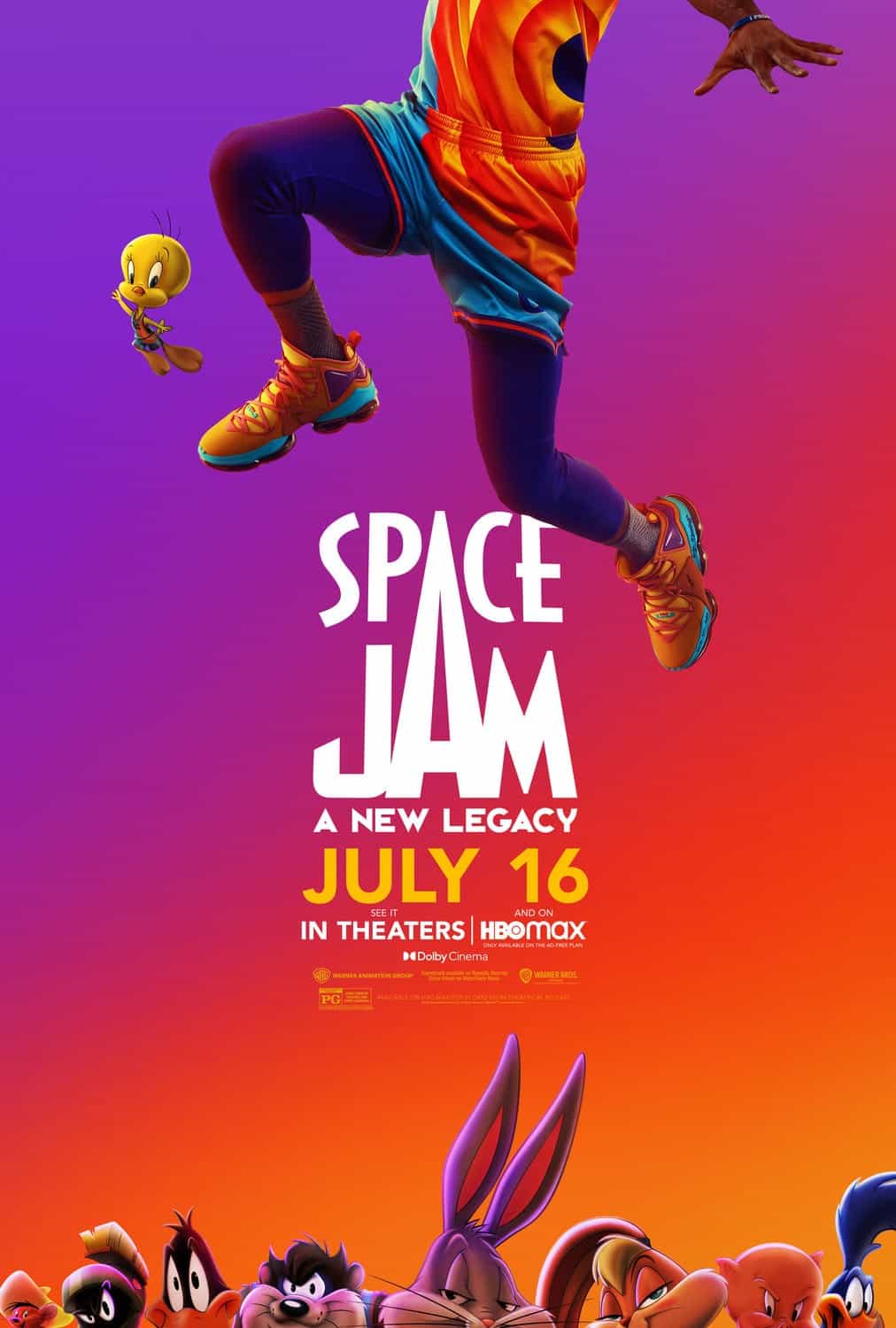 Space Jam: A New Legacy is given a U age rating for very mild slapstick, language