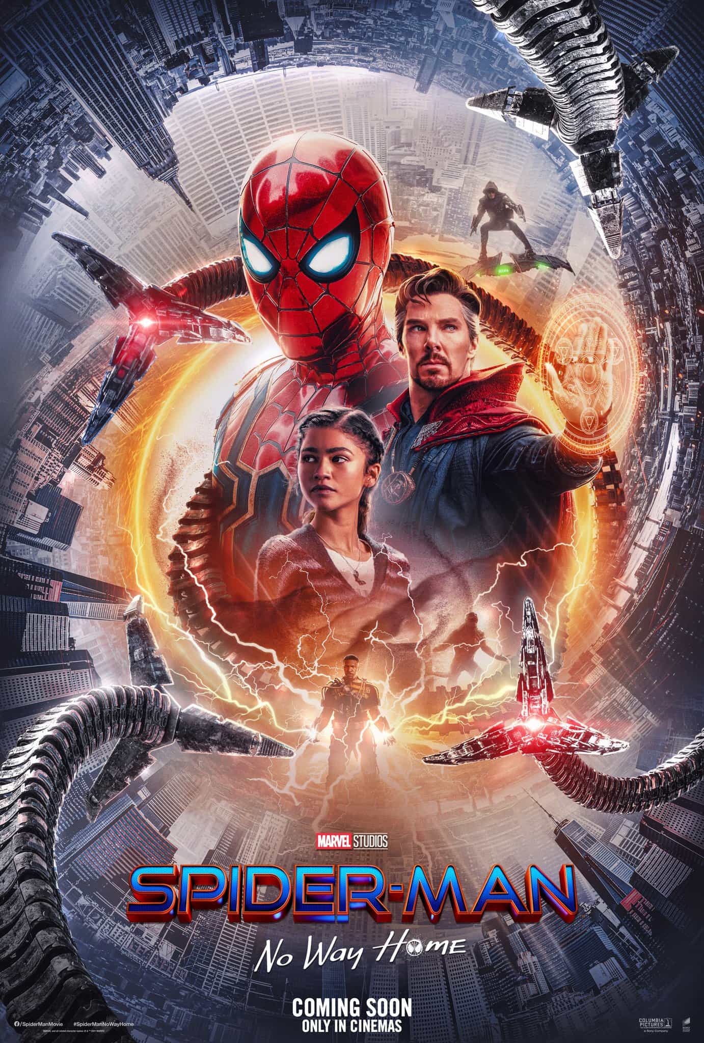 Spider-Man: No Way Home earns a massive 7.6 Million pound on opening day in the UK, beating the last Bond movie No Time To Die