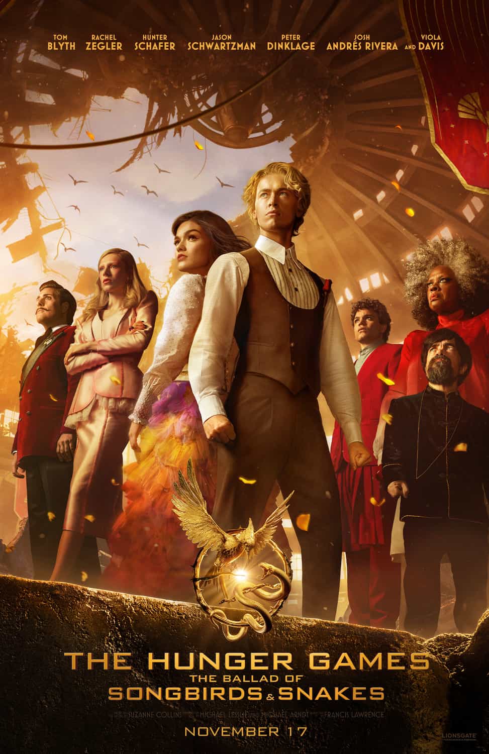 Check out the new trailer and poster for upcoming movie The Hunger Games: The Ballad of Songbirds and Snakes which stars Hunter Schafer and Rachel Zegler - movie UK release date 17th November 2023