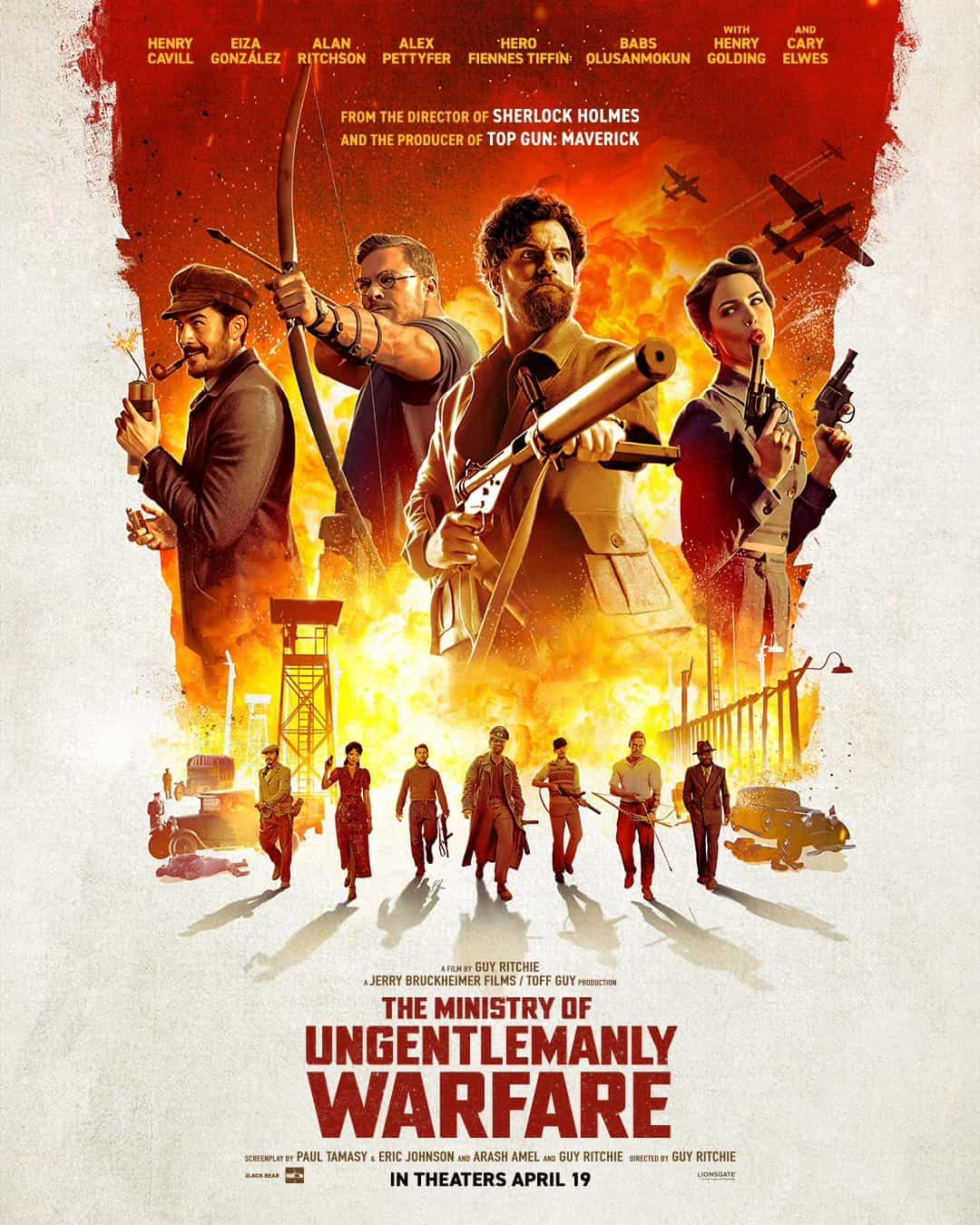 This weeks North American new movie preview 19th April 2024 - The Ministry of Ungentlemanly Warfare, Sasquatch Sunset, The Night of the Harvest, Villains Incorporated, The Three Musketeers: Milady, Abigail, Rebel Moon Part Two: The Scargiver, Wildfire, Babylicious and Spy X Family Code: White