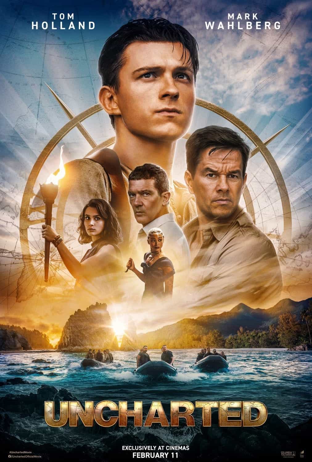Global Box Office Figures 18th - 20th February 2022: Uncharted tops the global box office on its second weekend of release